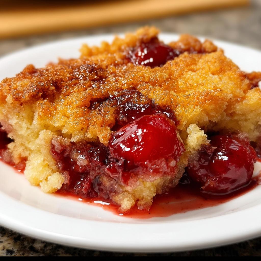 10 Minute Cherry Dump Cake - detail 2