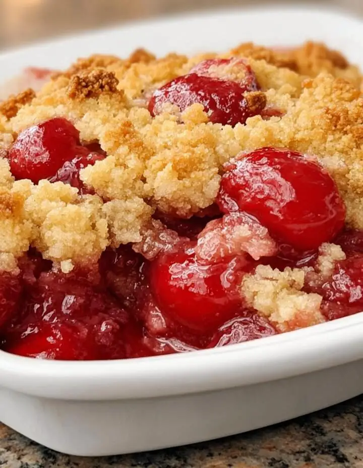 10 Minute Cherry Dump Cake