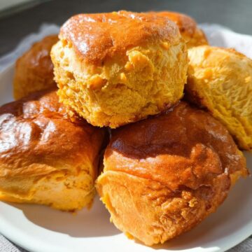 2 Ingredient Sweet Potato Rolls