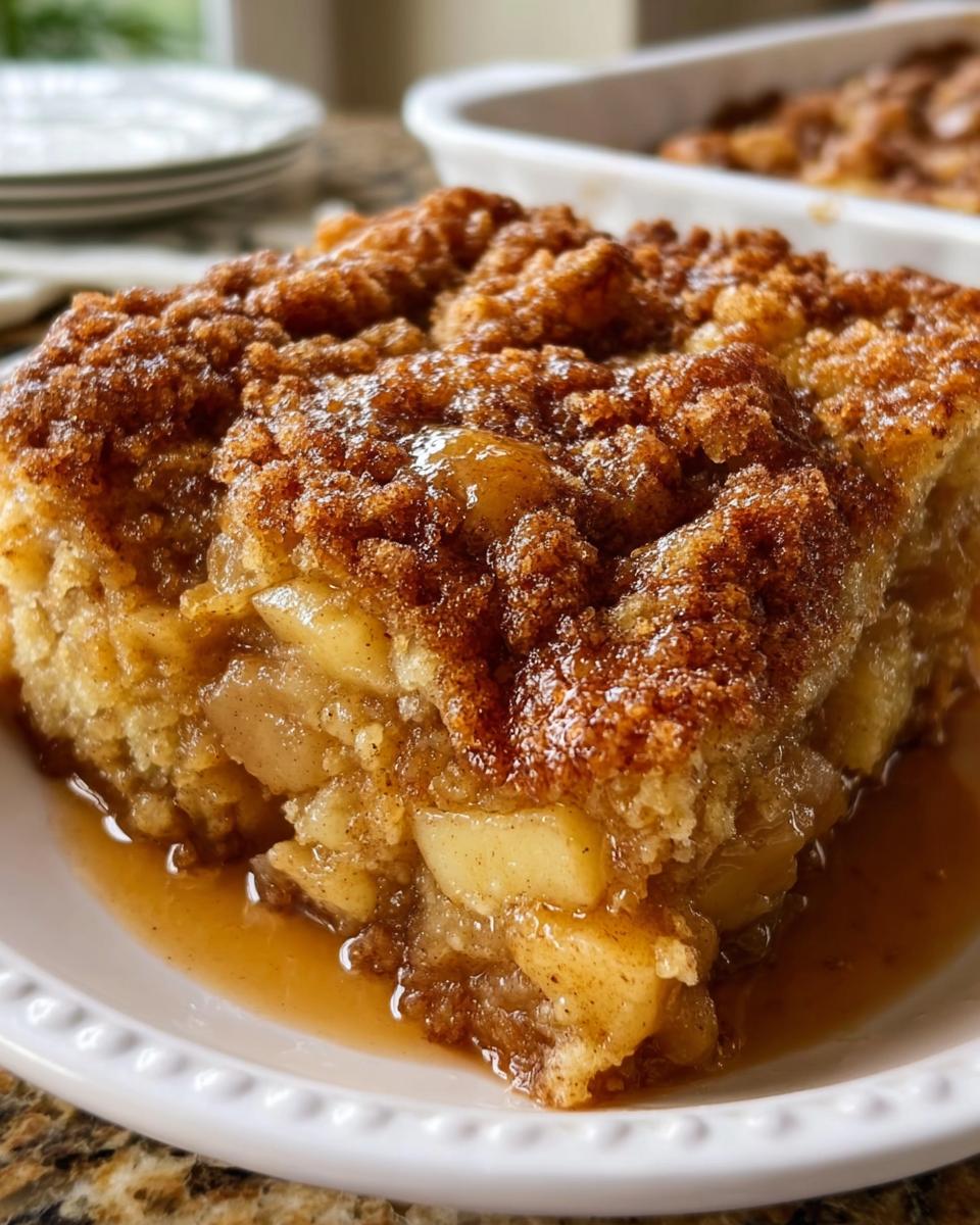 4-Ingredient Apple Cinnamon Dump Cake - detail 1