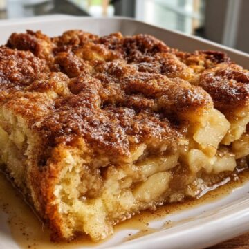 4-Ingredient Apple Cinnamon Dump Cake