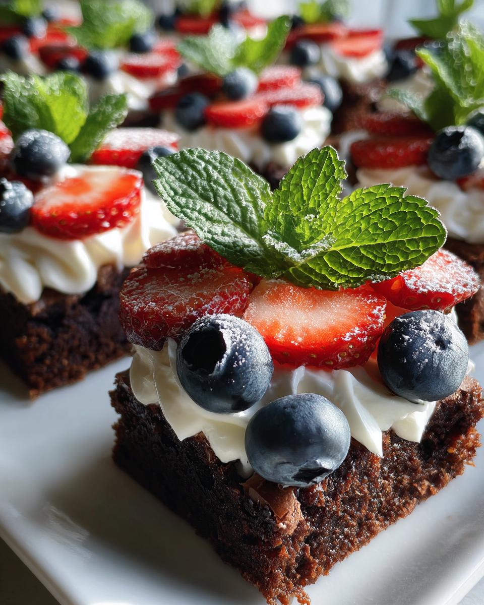 4Th of July Brownie Bites - detail 1