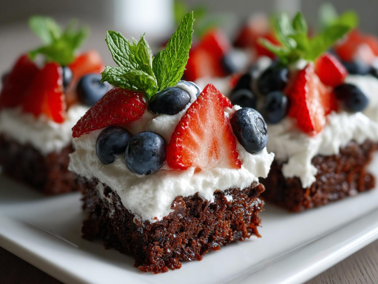 4Th of July Brownie Bites - detail 2