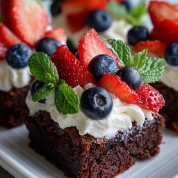 4Th of July Brownie Bites