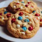 4Th of July Cookies with M&M'S