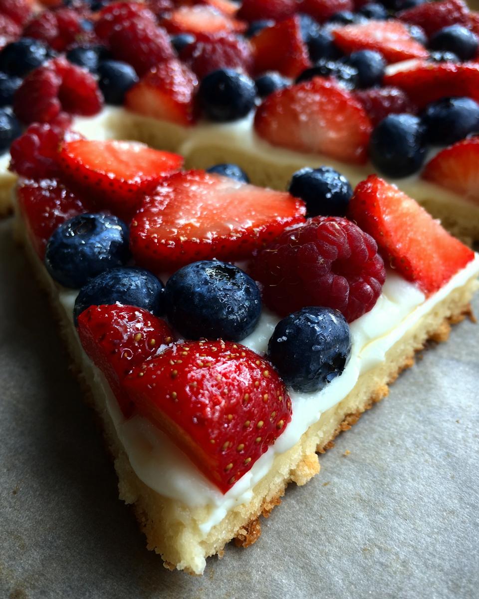 4Th of July Fruit Pizza - detail 1