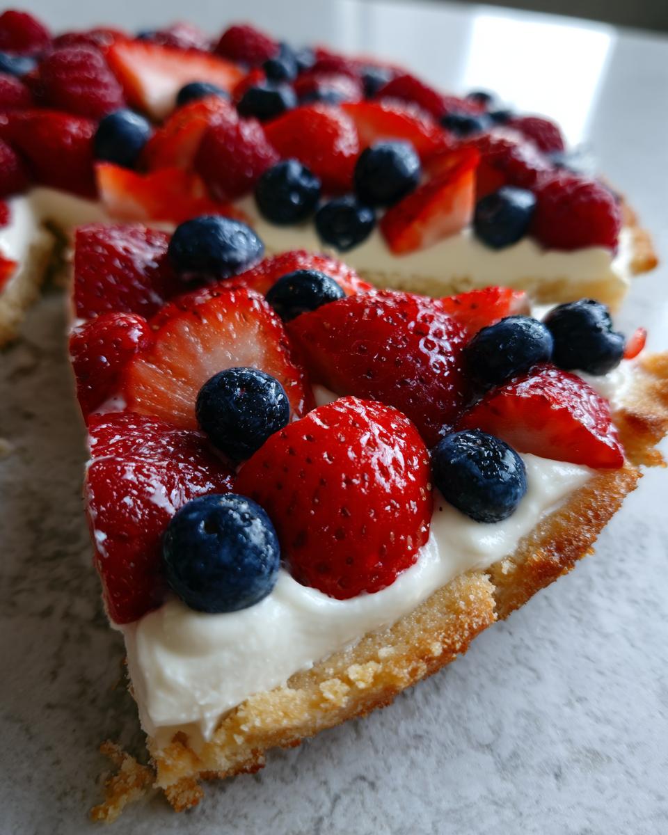 4Th of July Fruit Pizza - detail 2