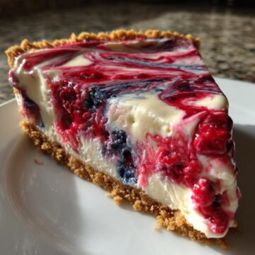 4Th of July Swirl Pie