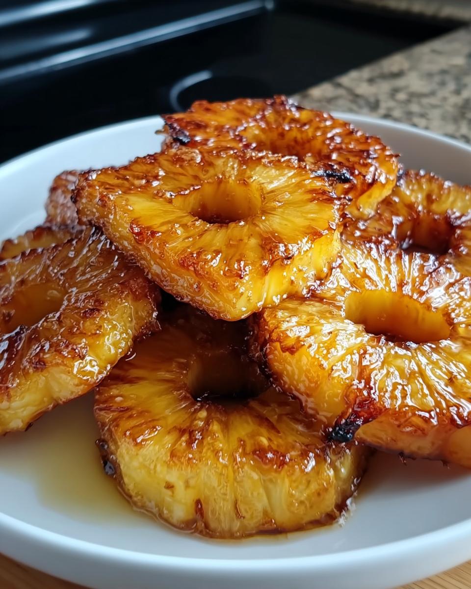 Air Fryer Caramelized Pineapple - detail 1