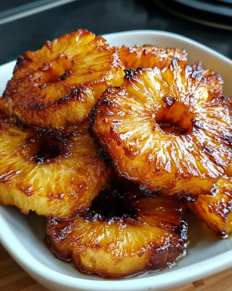 Air Fryer Caramelized Pineapple - detail 2