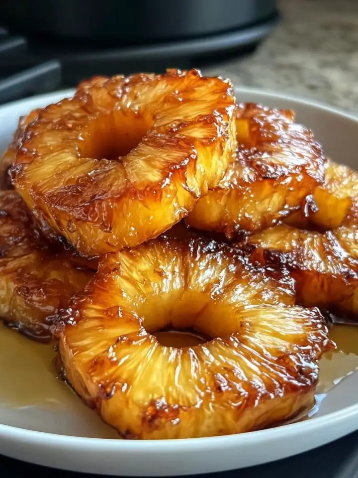 Air Fryer Caramelized Pineapple