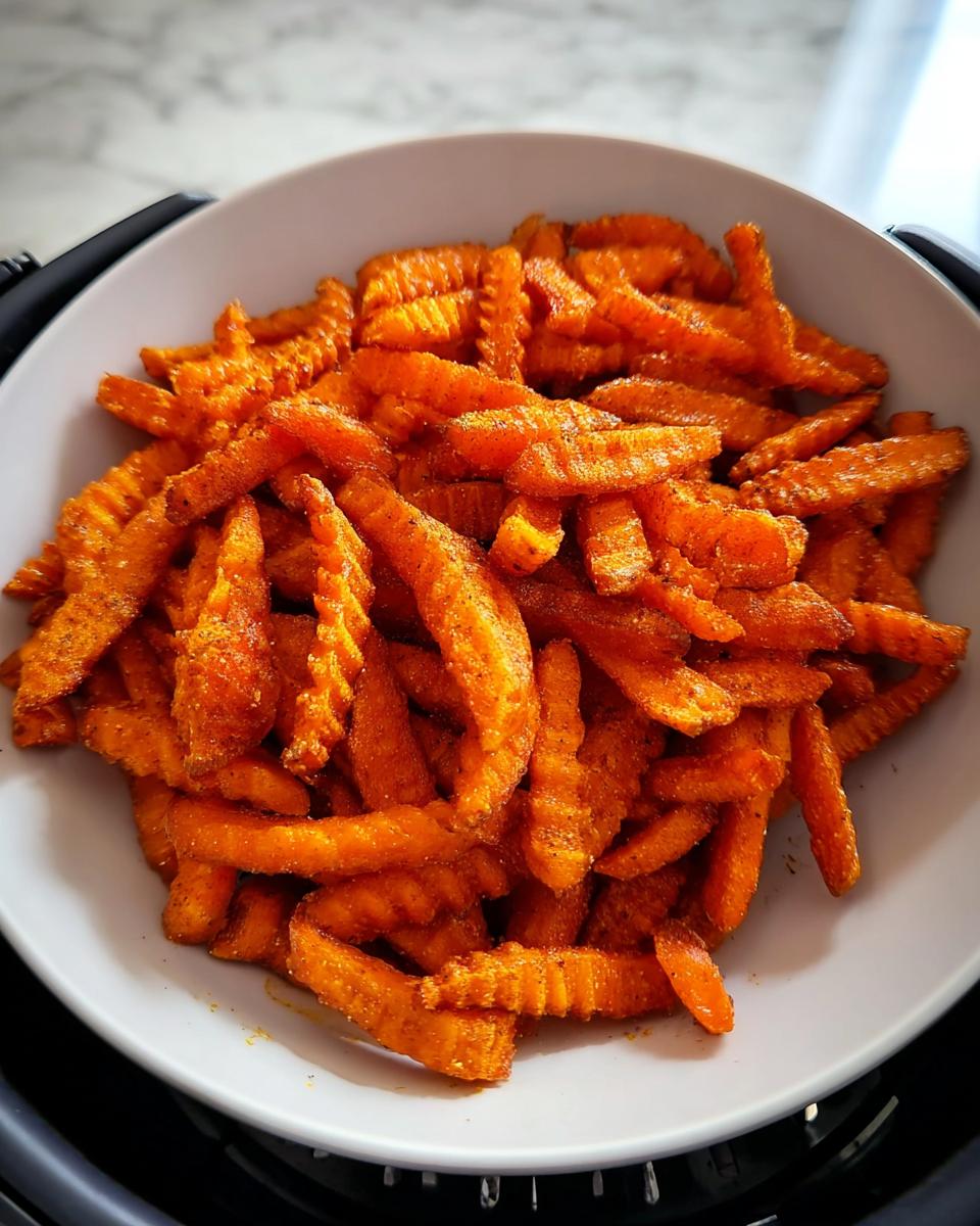 Air Fryer Carrot Chips - detail 2