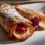 Air Fryer Cherry Cheesecake Egg Rolls