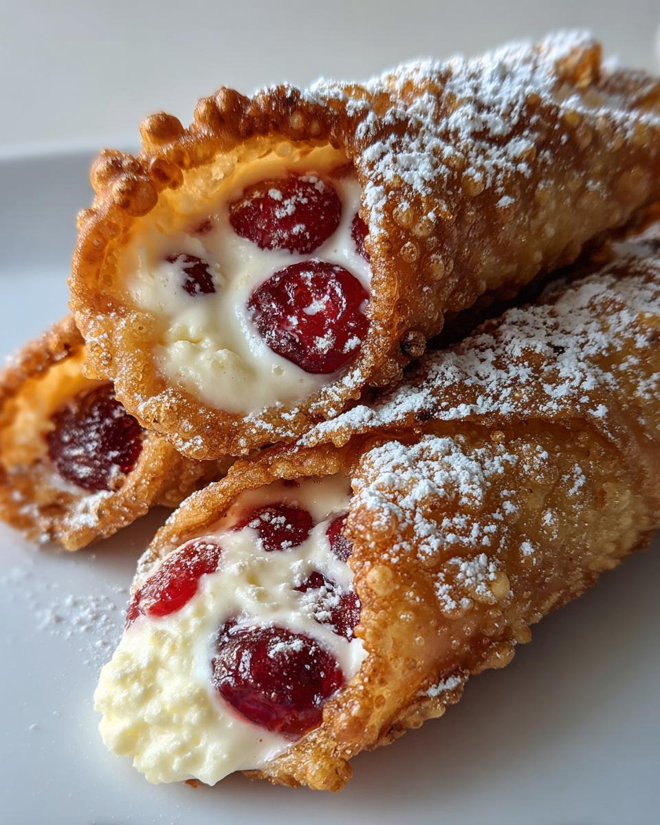 Air Fryer Cherry Cheesecake Egg Rolls - detail 3
