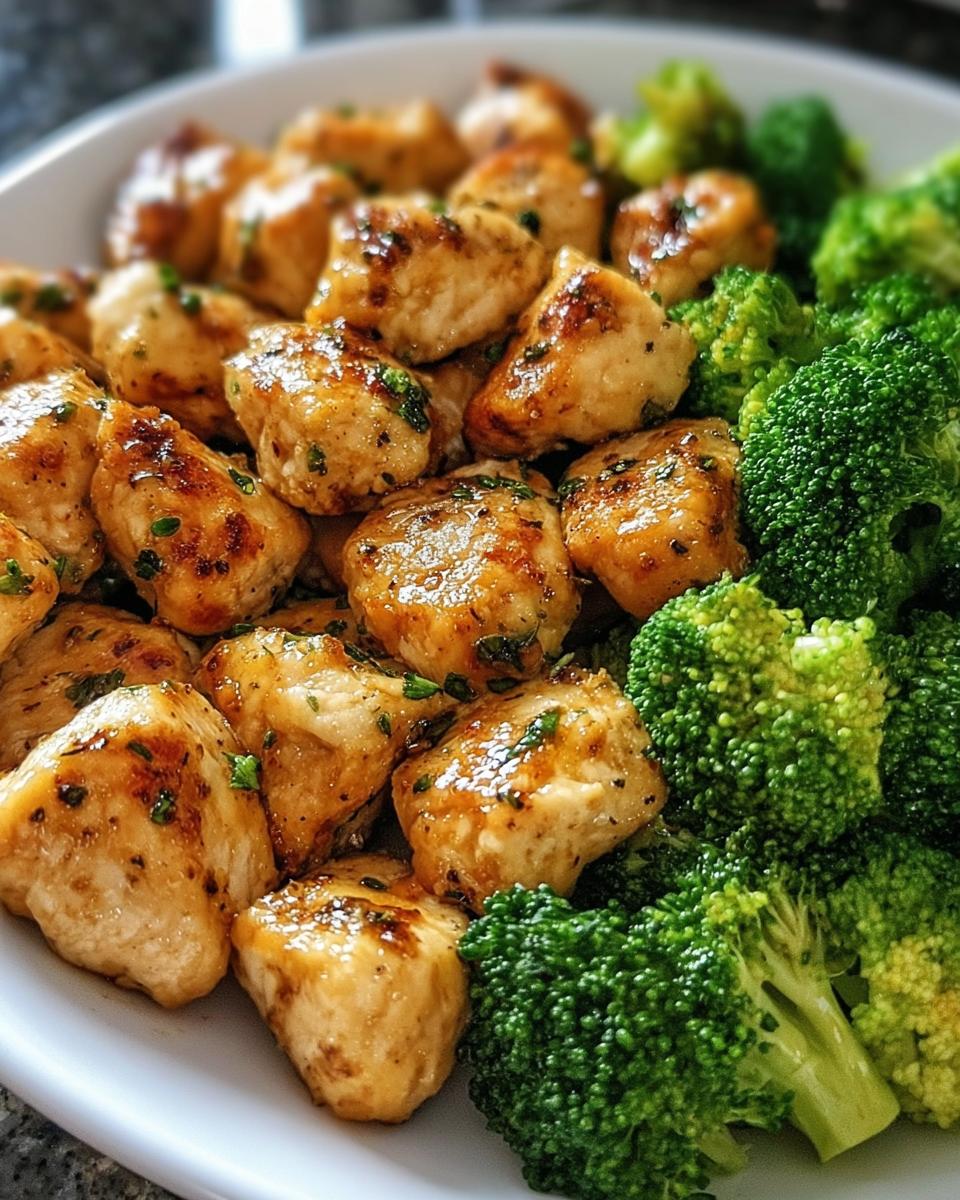Air Fryer Chicken Bites and Broccoli - detail 1