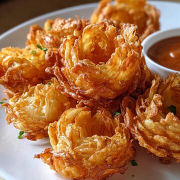 Air Fryer Crispy Mini Blooming Onions