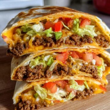 Air Fryer Crunchwrap Supreme
