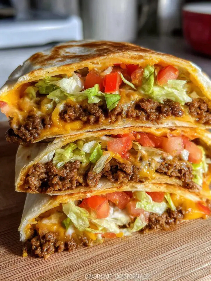 Air Fryer Crunchwrap Supreme