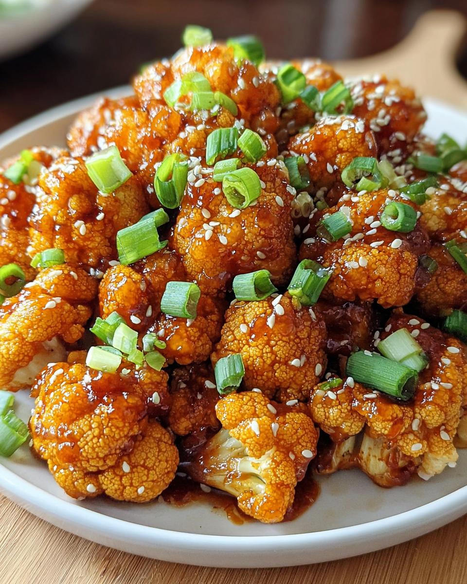 Air Fryer Honey Sriracha Cauliflower - detail 1