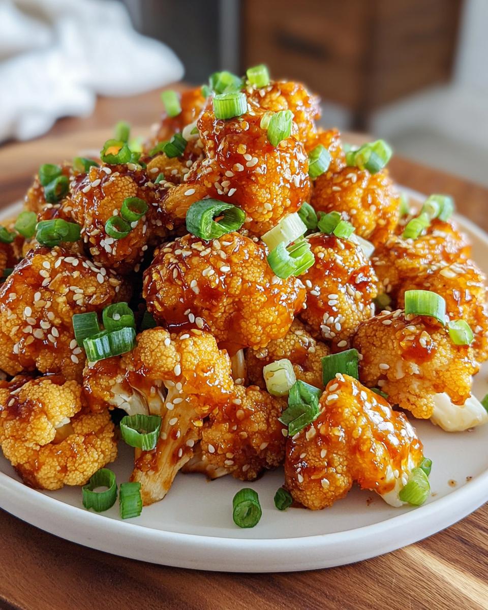 Air Fryer Honey Sriracha Cauliflower - detail 2