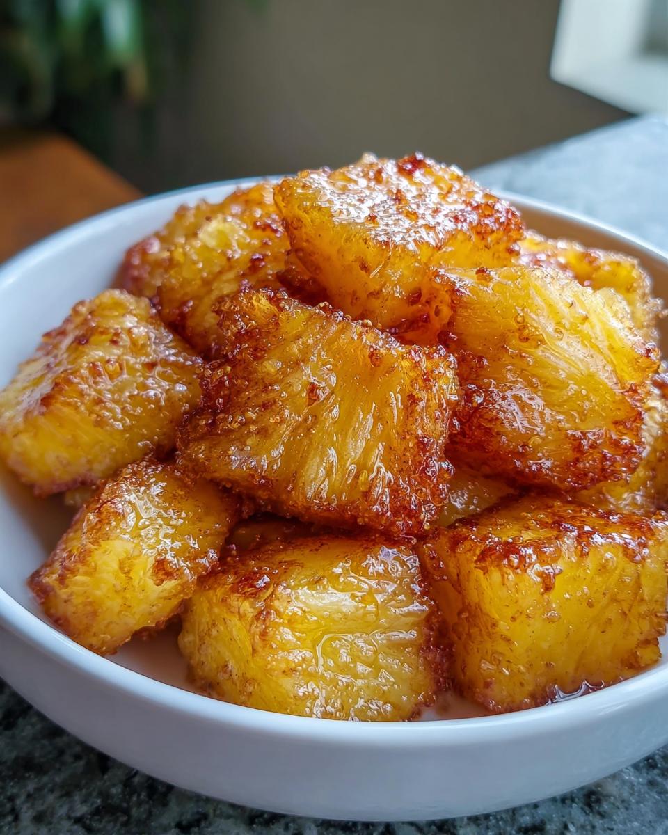 Air Fryer Pineapple Chunks - detail 1