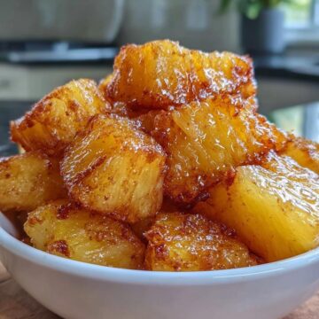 Air Fryer Pineapple Chunks