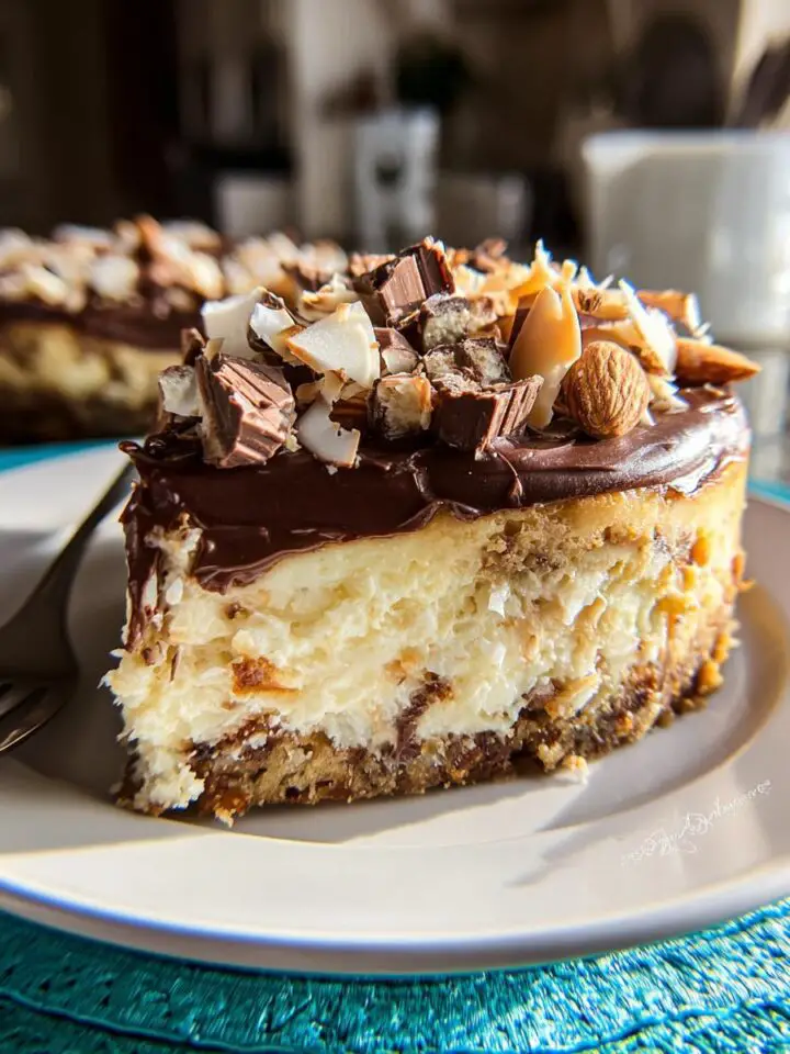 Almond Joy Cheesecake