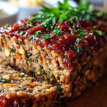 Amazing Lentil Meatloaf