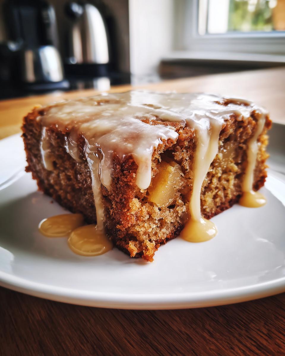 Apple Brownies Glaze - detail 1