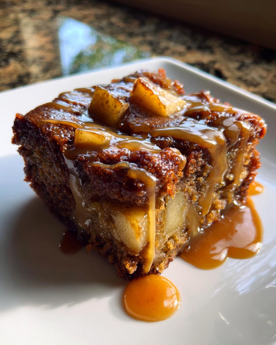 Apple Brownies Glaze - detail 3