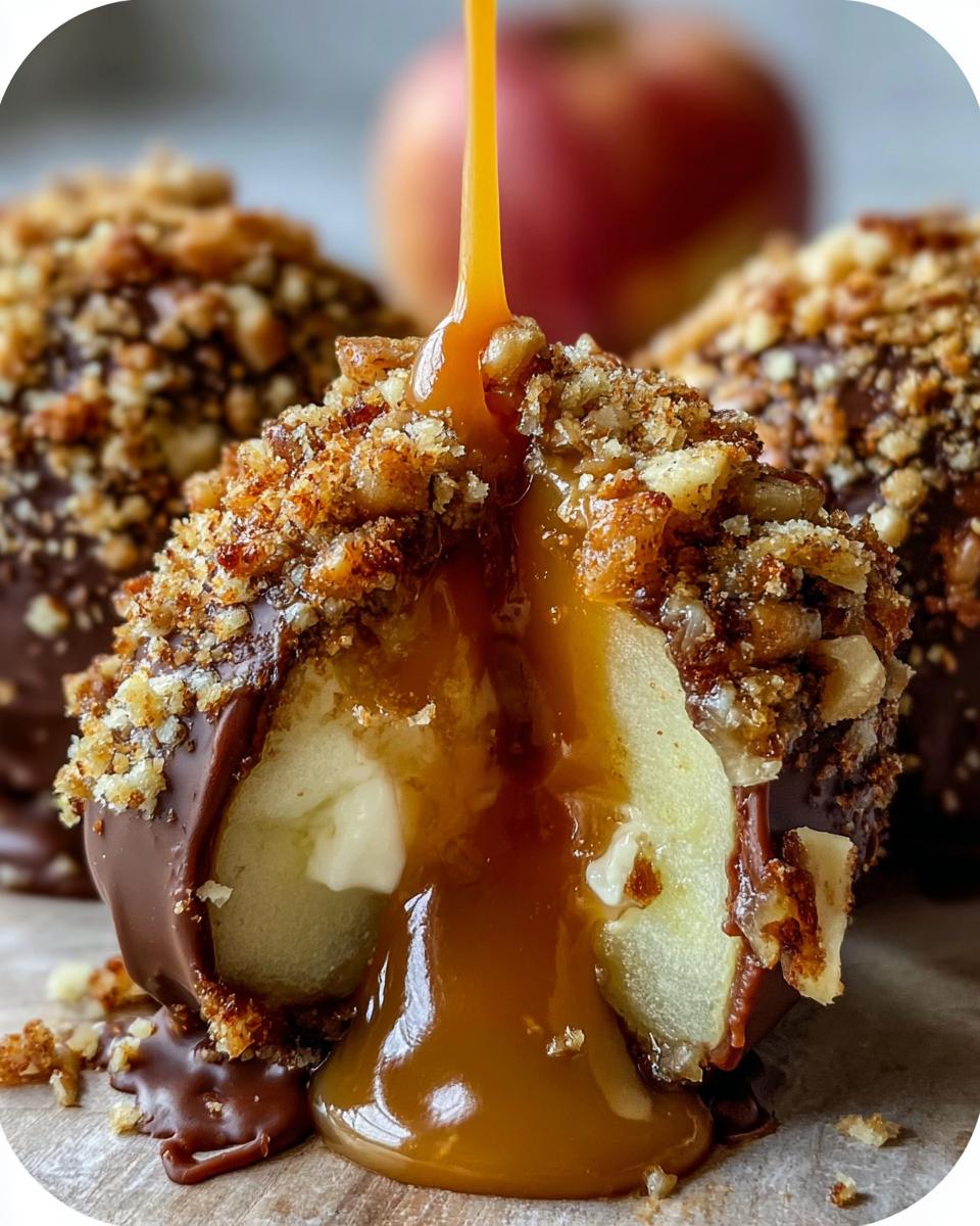 Apple Caramel Bombs - detail 1