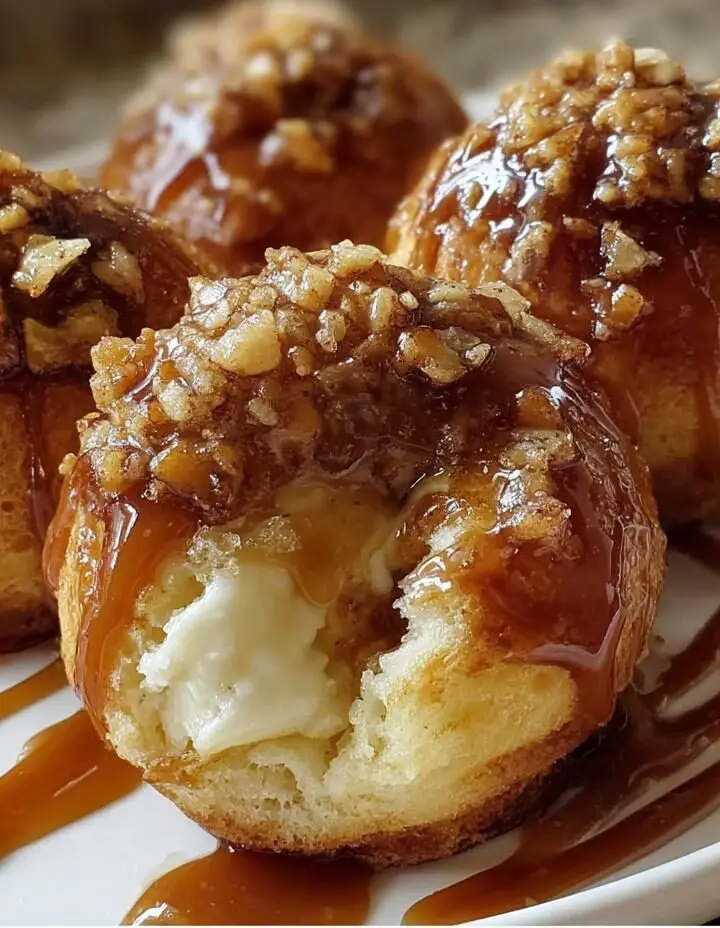 Apple Caramel Bombs