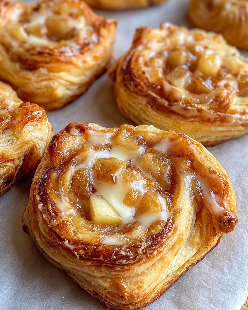 Apple & Cheese Danishes - detail 1