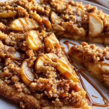 Apple Crisp Pizza