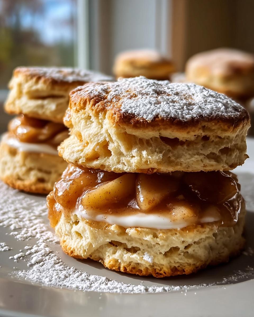 Apple Pie Biscuit Sandwiches - detail 1