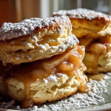 Apple Pie Biscuit Sandwiches