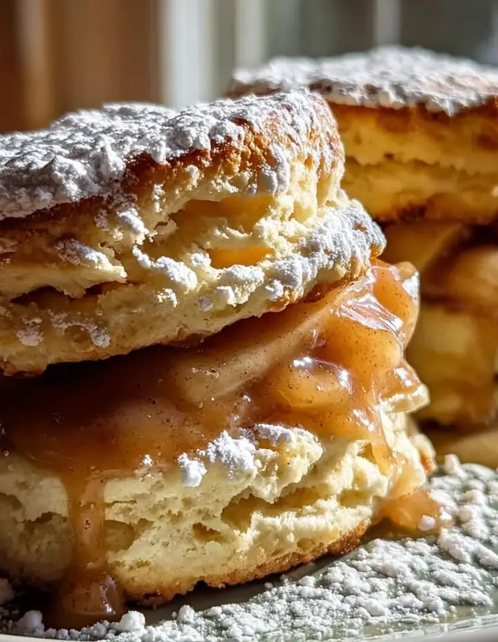 Apple Pie Biscuit Sandwiches