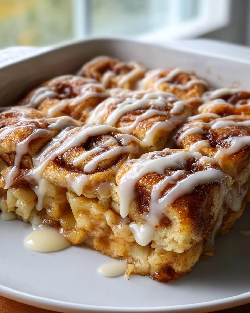 Apple Pie Cinnamon Roll Casserole - detail 1