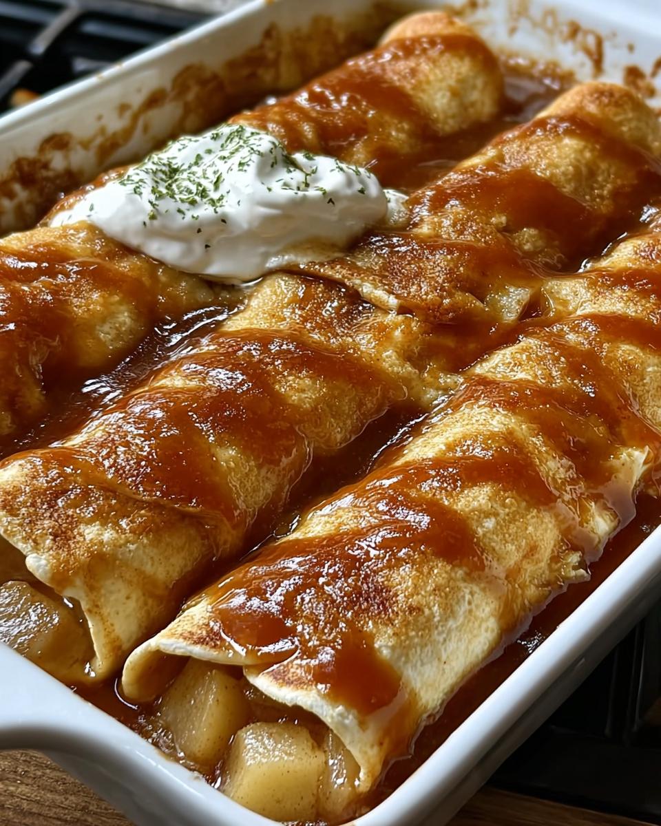 Apple Pie Enchiladas - detail 1