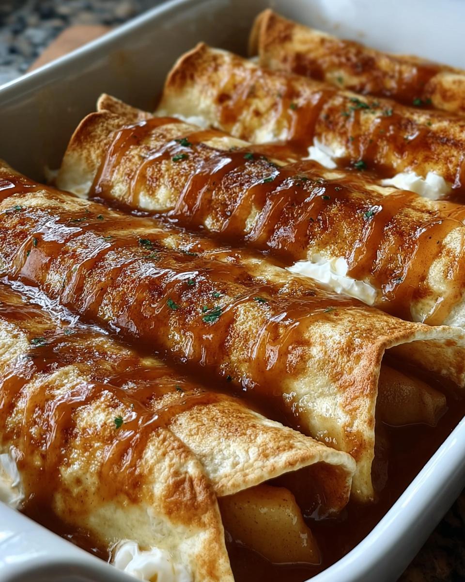 Apple Pie Enchiladas - detail 2