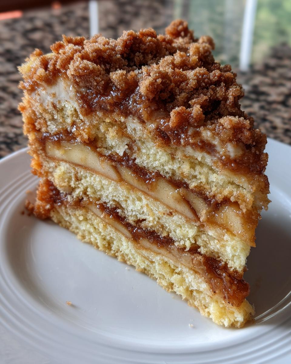 Apple Pie Filling Coffee Cake - detail 1