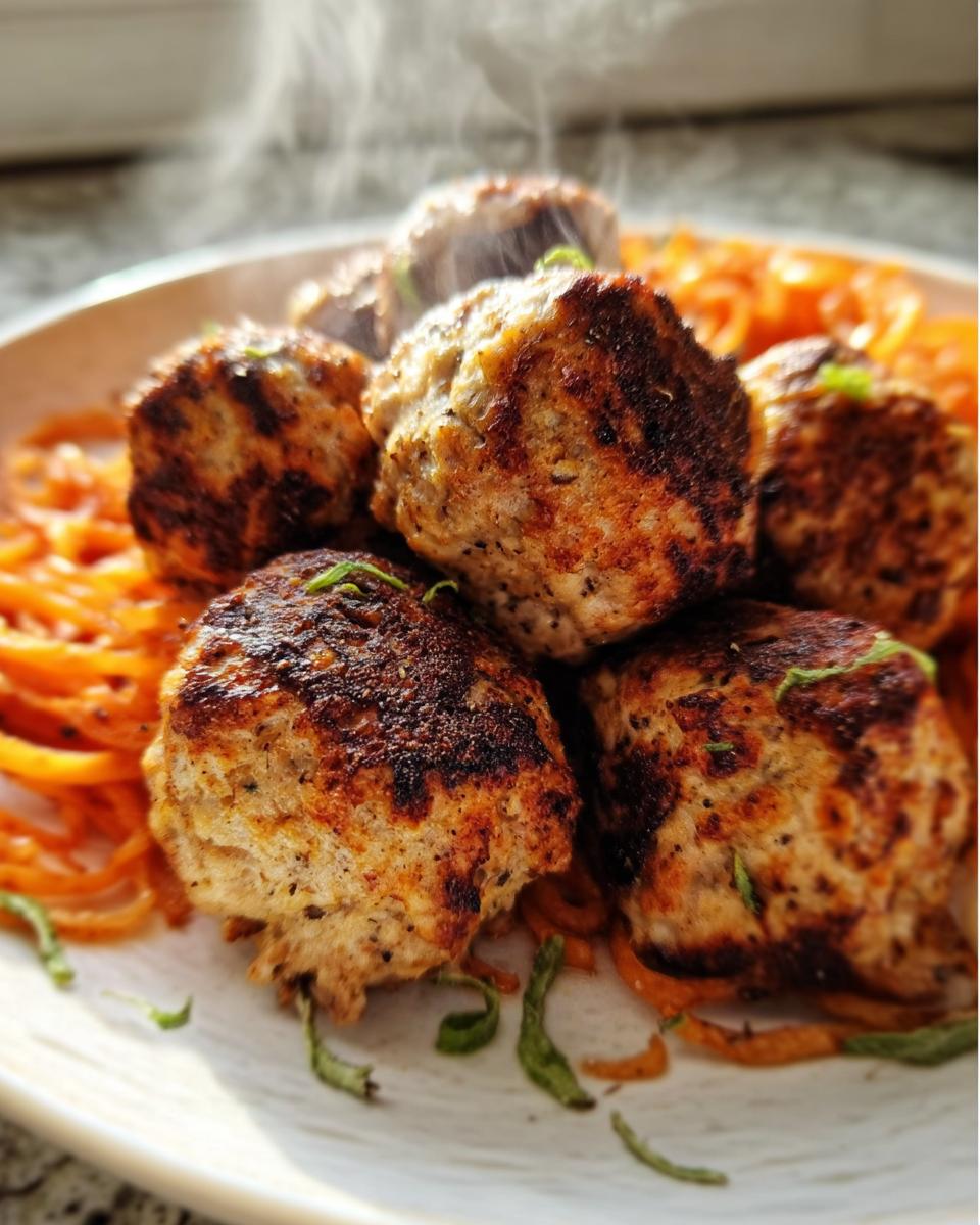 Apple Sage Turkey Meatballs - detail 2