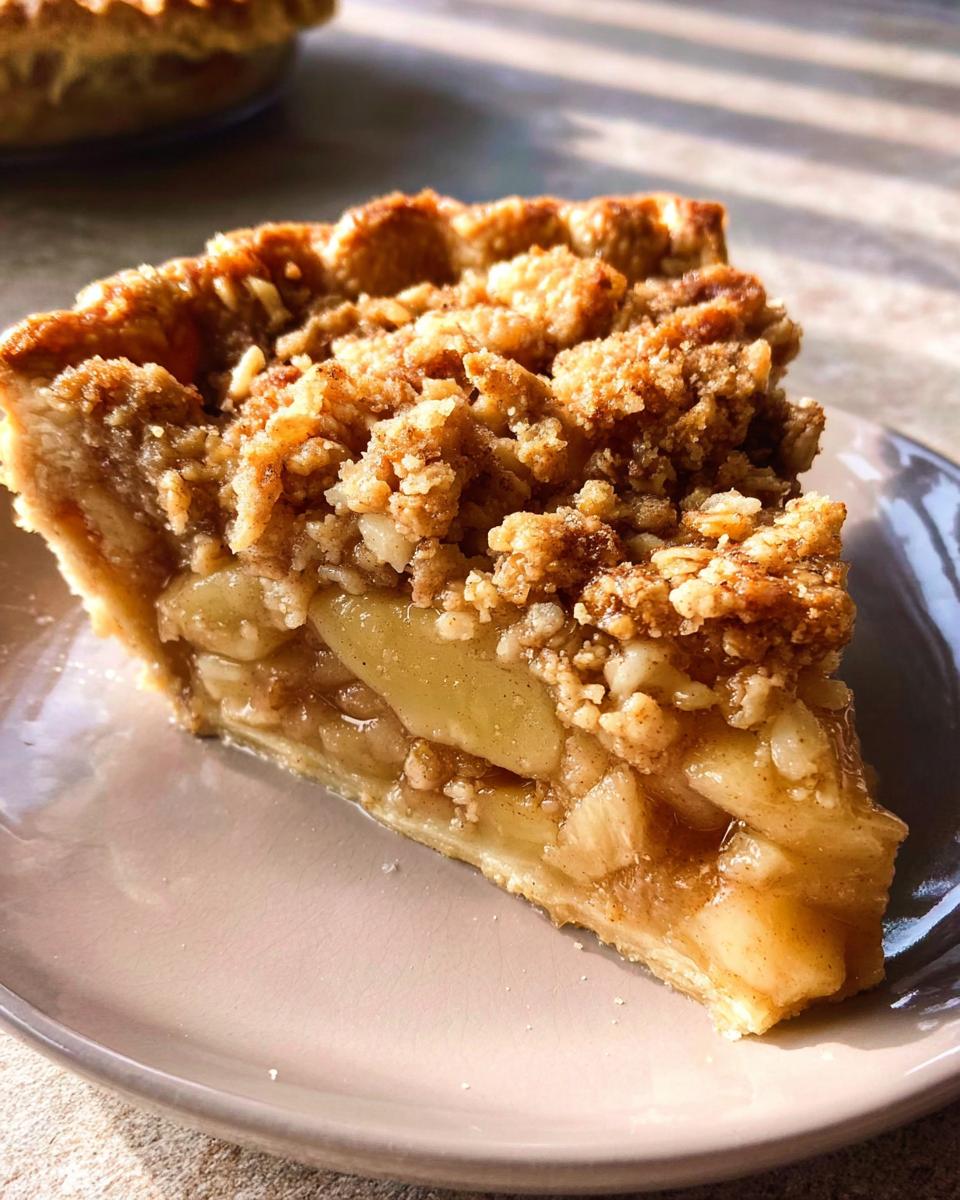 Apple Streusel Pie - detail 1
