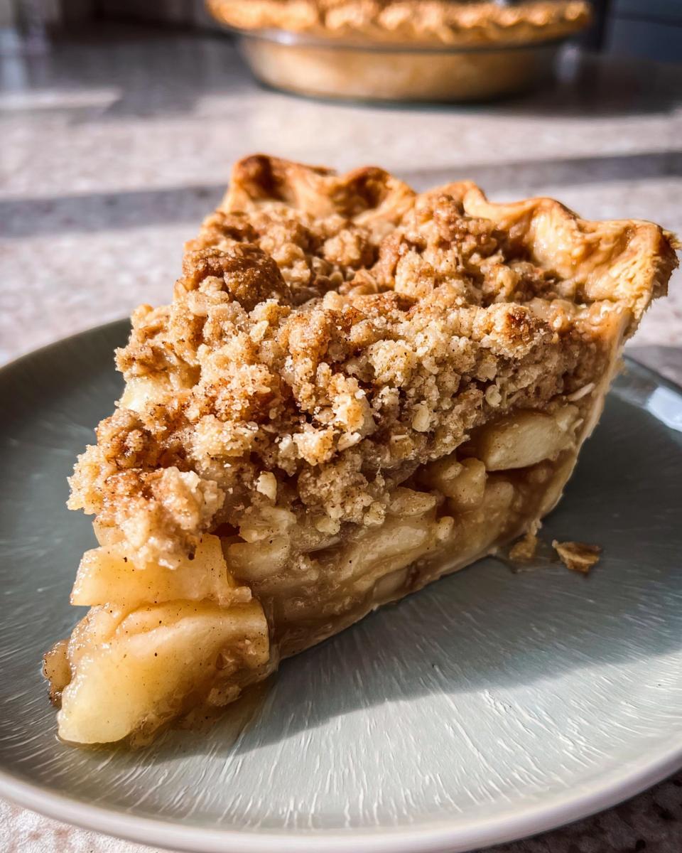 Apple Streusel Pie - detail 2