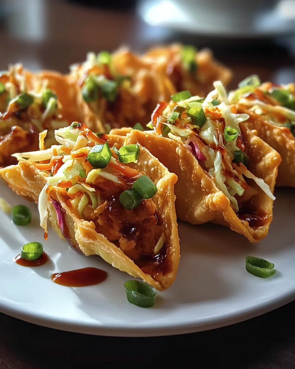 Applebee’s Chicken Wonton Tacos - detail 1