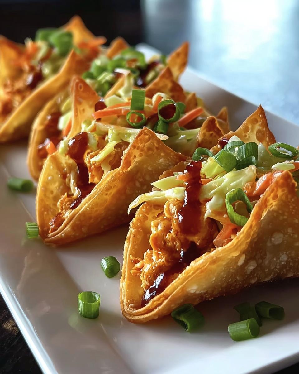 Applebee’s Chicken Wonton Tacos - detail 2