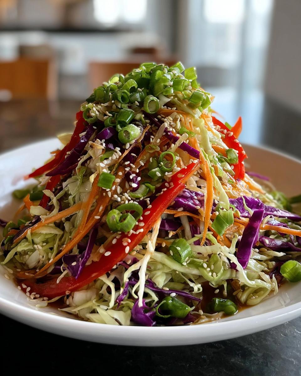 Asian Cabbage Slaw - detail 2
