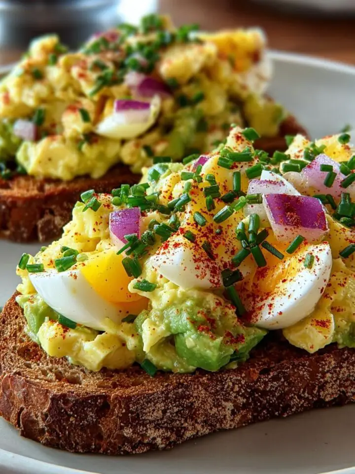 Avocado Egg Salad Toast Paprika