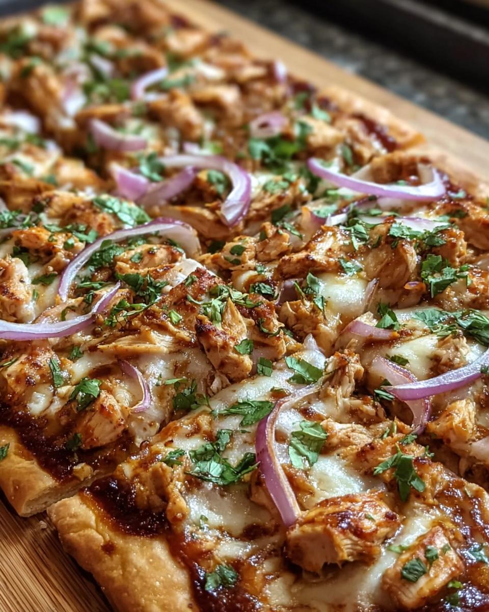 BBQ Chicken Flatbread Pizza - detail 1