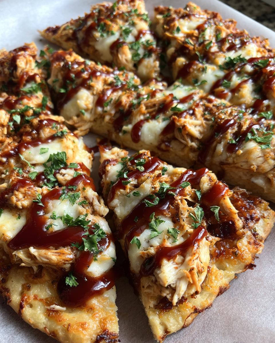 BBQ Chicken Flatbread Pizza - detail 2